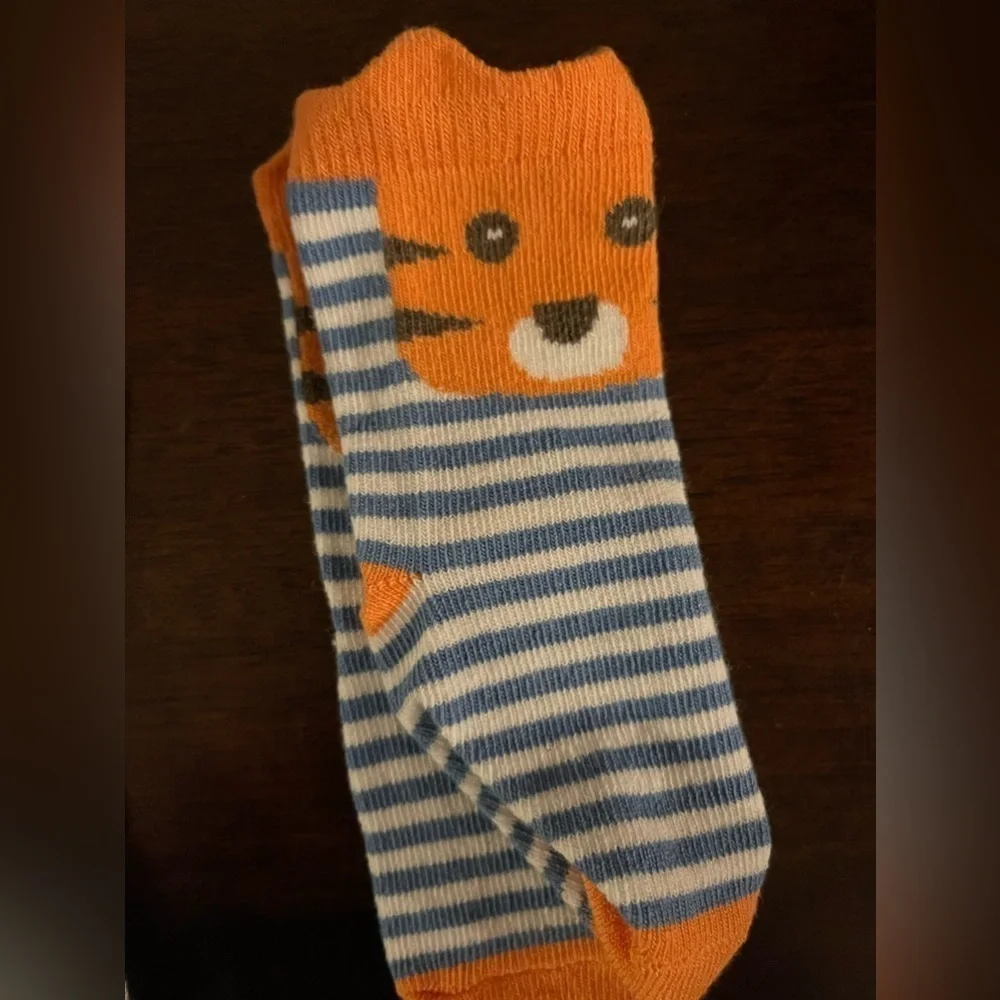 Tucker+Tate Baby Boy Socks—Size 6-12 Months—Assorted stripes and zoo animals